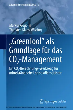 Gogolin / Klaas-Wissing |  "GreenTool" als Grundlage für das CO2-Management | eBook | Sack Fachmedien