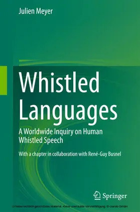Meyer | Whistled Languages | E-Book | sack.de