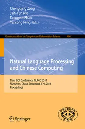 Zong / Nie / Zhao | Natural Language Processing and Chinese Computing | E-Book | sack.de