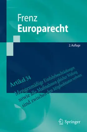 Frenz |  Europarecht | eBook | Sack Fachmedien