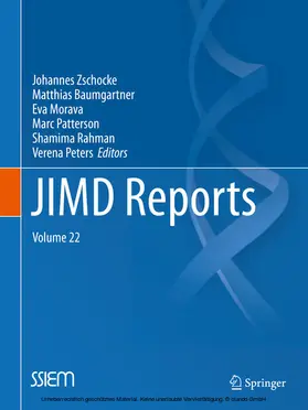 Zschocke / Baumgartner / Morava |  JIMD Reports, Volume 22 | eBook | Sack Fachmedien
