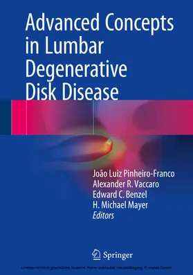 Pinheiro-Franco / Vaccaro / Benzel |  Advanced Concepts in Lumbar Degenerative Disk Disease | eBook | Sack Fachmedien