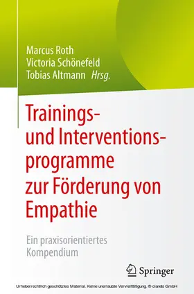 Roth / Schönefeld / Altmann | Trainings- und Interventionsprogramme zur Förderung von Empathie | E-Book | sack.de