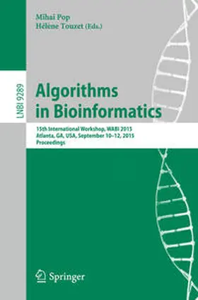 Pop / Touzet |  Algorithms in Bioinformatics | eBook | Sack Fachmedien