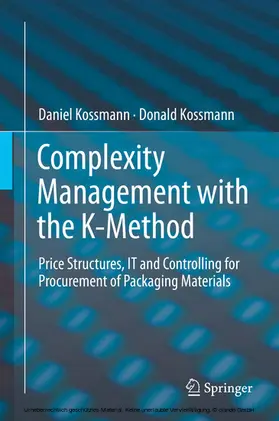 Kossmann | Complexity Management with the K-Method | E-Book | sack.de