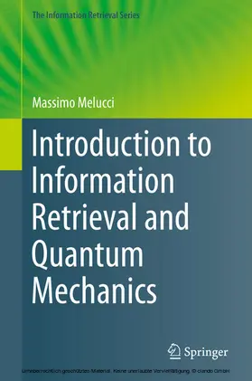 Melucci |  Introduction to Information Retrieval and Quantum Mechanics | eBook | Sack Fachmedien