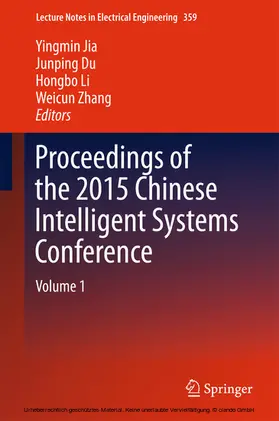 Jia / Du / Li |  Proceedings of the 2015 Chinese Intelligent Systems Conference | eBook | Sack Fachmedien