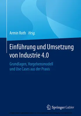 Roth | Einführung und Umsetzung von Industrie 4.0 | E-Book | sack.de