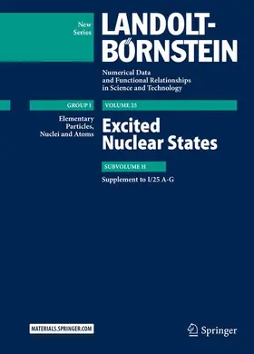 Schopper / Sukhoruchkin / Soroko |  Excited Nuclear States | Buch |  Sack Fachmedien