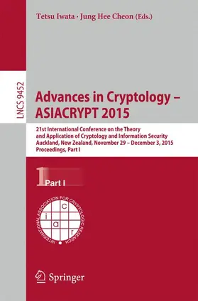 Cheon / Iwata |  Advances in Cryptology -- ASIACRYPT 2015 | Buch |  Sack Fachmedien