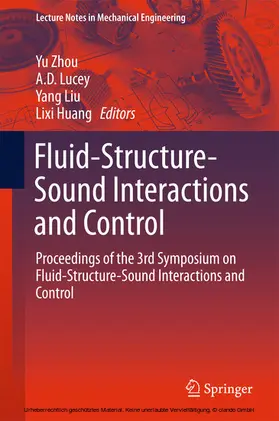 Zhou / Lucey / Liu | Fluid-Structure-Sound Interactions and Control | E-Book | sack.de