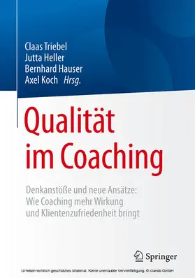 Triebel / Heller / Hauser |  Qualität im Coaching | eBook | Sack Fachmedien