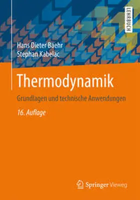 Baehr / Kabelac |  Thermodynamik | eBook | Sack Fachmedien