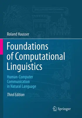 Hausser |  Foundations of Computational Linguistics | Buch |  Sack Fachmedien