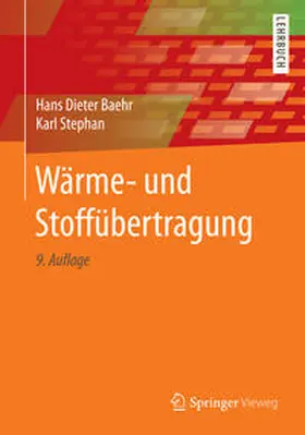 Baehr / Stephan |  Wärme- und Stoffübertragung | eBook | Sack Fachmedien