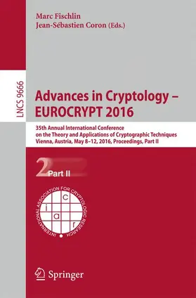 Coron / Fischlin |  Advances in Cryptology - EUROCRYPT 2016 | Buch |  Sack Fachmedien
