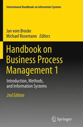 Rosemann / vom Brocke |  Handbook on Business Process Management 1 | Buch |  Sack Fachmedien