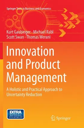 Gaubinger / Werani / Rabl |  Innovation and Product Management | Buch |  Sack Fachmedien
