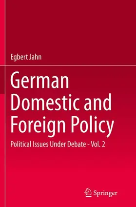 Jahn |  German Domestic and Foreign Policy | Buch |  Sack Fachmedien