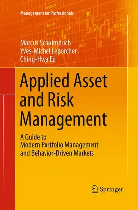 Schulmerich / Eu / Leporcher |  Applied Asset and Risk Management | Buch |  Sack Fachmedien