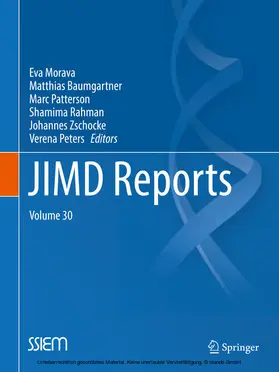 Morava / Baumgartner / Patterson | JIMD Reports, Volume 30 | E-Book | sack.de