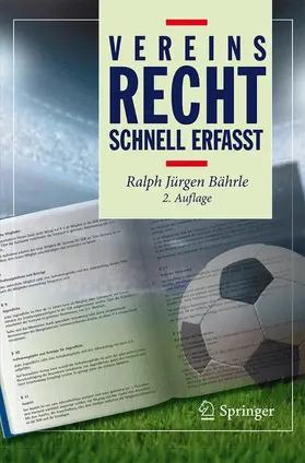 Bährle |  Vereinsrecht - Schnell erfasst | Buch |  Sack Fachmedien