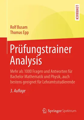 Epp / Busam |  Prüfungstrainer Analysis | Buch |  Sack Fachmedien