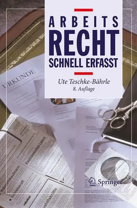 Teschke-Bährle |  Arbeitsrecht - Schnell erfasst | Buch |  Sack Fachmedien