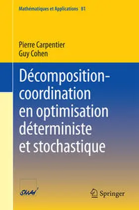 Carpentier / Cohen |  Décomposition-coordination en optimisation déterministe et stochastique | eBook | Sack Fachmedien