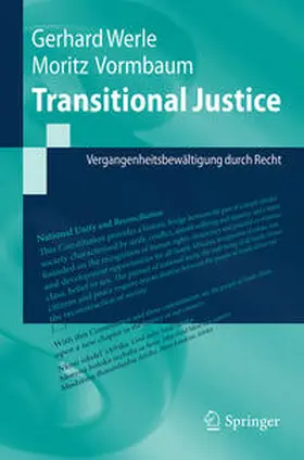 Werle / Vormbaum |  Transitional Justice | eBook | Sack Fachmedien