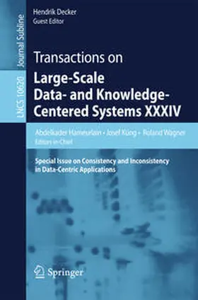 Hameurlain / Küng / Wagner |  Transactions on Large-Scale Data- and Knowledge-Centered Systems XXXIV | eBook | Sack Fachmedien