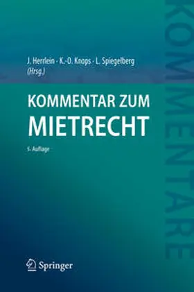 Herrlein / Knops / Spiegelberg |  Kommentar zum Mietrecht | eBook | Sack Fachmedien