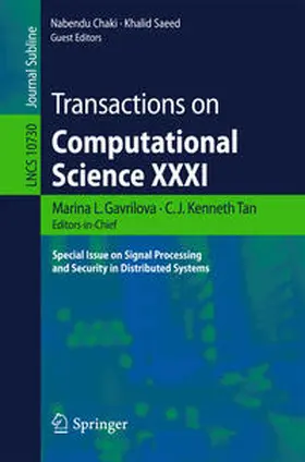 Gavrilova / Tan / Chaki | Transactions on Computational Science XXXI | E-Book | sack.de