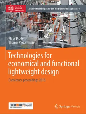 Dröder / Vietor |  Technologies for economical and functional lightweight design | Buch |  Sack Fachmedien