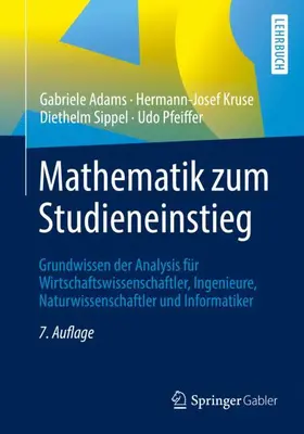 Adams / Kruse / Sippel |  Mathematik zum Studieneinstieg | Buch |  Sack Fachmedien