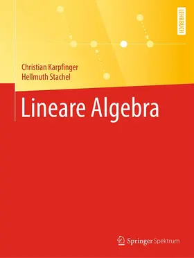 Karpfinger / Stachel |  Lineare Algebra | Buch |  Sack Fachmedien