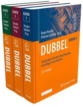 Bender / Göhlich |  Dubbel Taschenbuch für den Maschinenbau SET 1-3 | Buch |  Sack Fachmedien