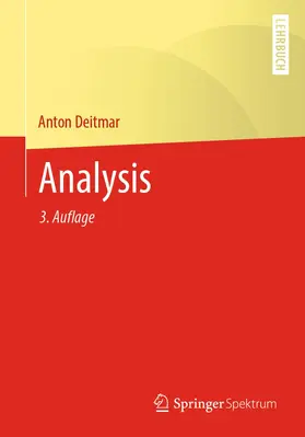 Deitmar | Analysis | Buch | 978-3-662-62857-7 | www2.sack.de