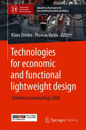 Dröder / Vietor |  Technologies for economic and functional lightweight design | eBook | Sack Fachmedien