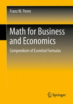 Peren | Math for Business and Economics | E-Book | sack.de