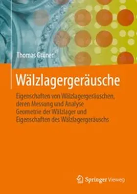 Grüner |  Wälzlagergeräusche | eBook | Sack Fachmedien