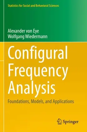 Wiedermann / von Eye |  Configural Frequency Analysis | Buch |  Sack Fachmedien