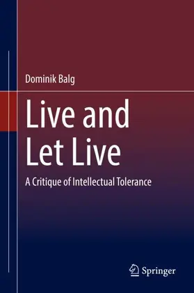 Balg |  Live and Let Live | Buch |  Sack Fachmedien