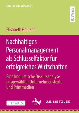 Geursen |  Nachhaltiges Personalmanagement als Schlüsselfaktor für erfolgreiches Wirtschaften | Buch |  Sack Fachmedien