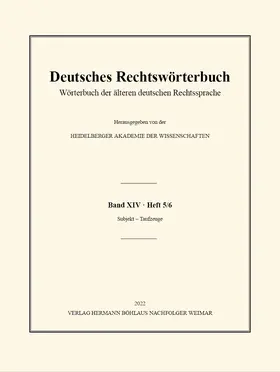 Deutsches Rechtswörterbuch | E-Book | sack.de