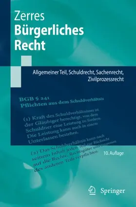 Zerres |  Bürgerliches Recht | Buch |  Sack Fachmedien