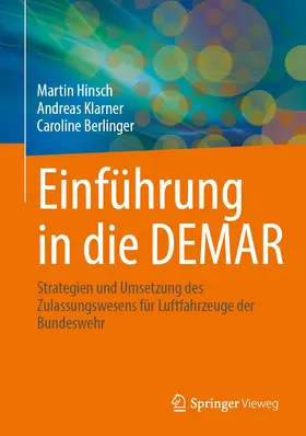 Hinsch / Klarner / Berlinger | Einführung in die DEMAR | Buch | 978-3-662-65675-4 | www2.sack.de