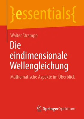Strampp | Die eindimensionale Wellengleichung | E-Book | sack.de