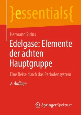 Sicius |  Edelgase: Elemente der achten Hauptgruppe | Buch |  Sack Fachmedien