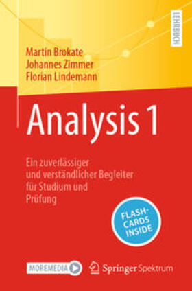 Brokate / Zimmer / Lindemann |  Analysis 1 | eBook | Sack Fachmedien
